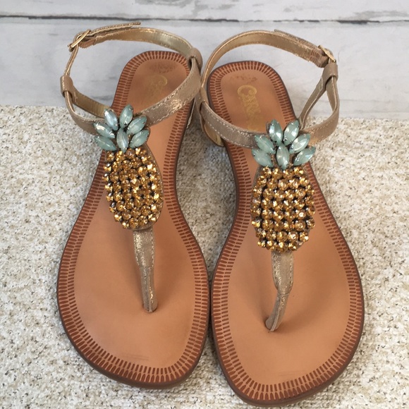 carlos santana pineapple sandals